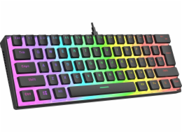 RAMPAGE HERNÍ KLÁVESNICE USB-C RGB PUDDING KEYS