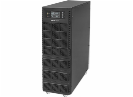 Qoltec 52283 nepřerušitelný zdroj napájení UPS | 6kVA | 6000W | Účiník 1,0 | LCD | EPO | USB | On-line