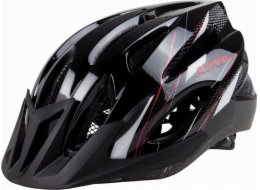 Cyklistická helma Alpina MTB17 černo-bílo-červená 58-61