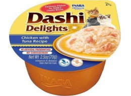 INABA Dashi Delights kuřecí bujón z tuňáka - kočičí pamlsek - 70g