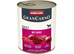 ANIMONDA GranCarno Adult se srdíčky - mokré krmivo pro psy - 800g