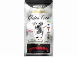 BIOFEED Euphoria Gluten Free Junior střední a velké hovězí maso - suché krmivo pro psy - 2 kg