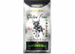 BIOFEED Euphoria Gluten Free Junior střední a velké jehněčí - suché krmivo pro psy - 2 kg