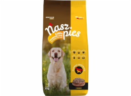 BIOFEED Nasz Pies střední a velká drůbež - suché krmivo pro psy - 15 kg