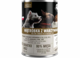 PET REPUBLIC Adult Medium & Small Játra se zeleninou - vlhké krmivo pro psy - 400g