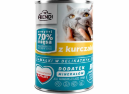 FRENDI s kuřecími kousky v jemné omáčce - mokré krmivo pro kočky - 400g