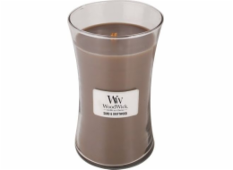 Svíčka oválná váza WoodWick, Písek a naplavené dřevo, 609.5 g