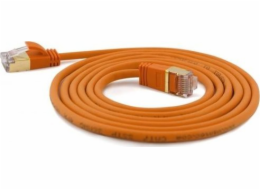 Wantec  7147 S/FTP (S-STP) Oranžový 2mCat.7 RohCable síťový kabel (7147)