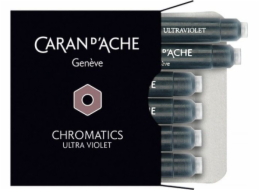 Caran d`Arche Chromatics fialové inkoustové cartridge, 6 kusů