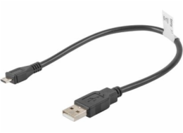 LANBERG CA-USBM-10CC-0003-BK cable USB 2.0 micro AM-MBM5P 30cm black