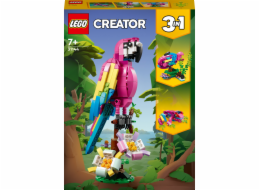 LEGO CREATOR 3 V 1 31144 Exotický růžový papoušek