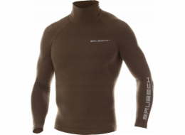 Brubeck LS14200 Pánská mikina RANGER WOOL khaki XL