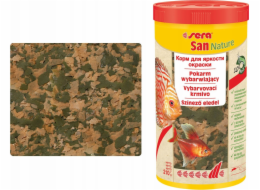 Sera San Nature 1000 ml, vločky - prémiové krmivo zvýrazňující barvu