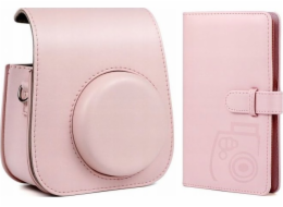 LoveInstant Bag Set 2v1 Fuji Instax Mini 11 Case + Album Pink