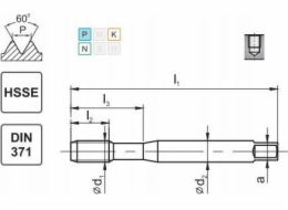 Fanar THREAD M 5 DIN-371C R40 (6G) HSSE 800