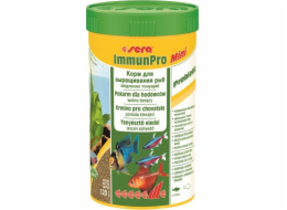 Sera ImmunPro Mini Nature 250 ml - pomalu se potápějící krmivo pro ryby do 4 cm