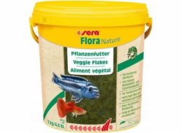 Sera Flora Nature 10 l, vločky - prémiové krmivo