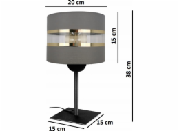 Stolní lampa GTV Stolní lampa RIO, E27, max. 40W, 220-240V, červená