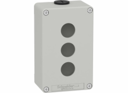 Schneider Electric Harmony XAP Control box, prázdný, šedý, 3 otvory, XAPD2203