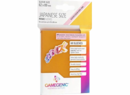 Gamegenic: japonské rukávy velikosti Prime (62x89 mm) 60 kusů, oranžová