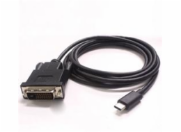 PremiumCord Kabel USB-C na DVI, FullHD@60Hz, 1,8m