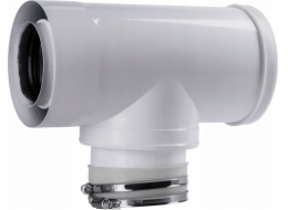 Spiroflex 60/100-80/125 Adaptervst (TEE) WHITE