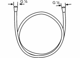 EXEC sprchová hadice Sprchová hadice 150/200 Chrome Exec