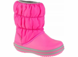 Crocs Crocs Winter Puff Boot Boot Kids 14613-6TR Růžová 30/31