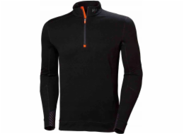 Helly Hansen T -košile termo Helly Hansen Lifa Merino Zip Black