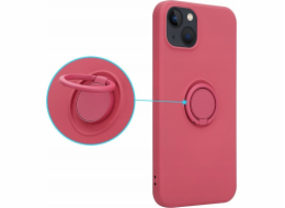 OEM pouzdro Silicon Ring pro iPhone XR, světle červené