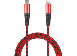 USB kabel 2GO 2GO USB Datenkabel-rot-100cm pro Apple 8-pin USB Type-C