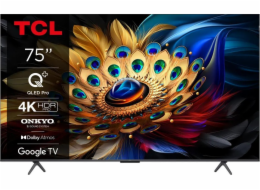 TCL 75C655 SMART TV 75" QLED/4K UHD/Direct LED/3xHDMI/USB/LAN/GoogleTV