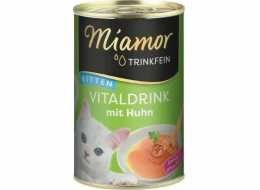 MIAMOR Trinkfein Kitten Vitaldrink with chicken - pamlsek pro kočky - 135ml