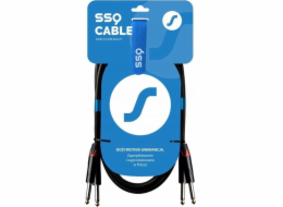 SSQ JMJM5 - Kabel 2x Jack mono 6 3 mm - 2x Jack mono 6 3 mm 5 m