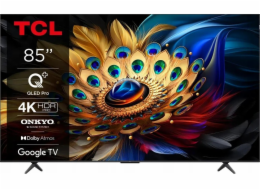 TCL 85C655 SMART TV 85" QLED/4K UHD/Direct LED/3xHDMI/USB/LAN/GoogleTV