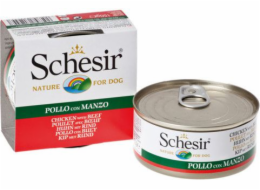 SCHESIR in jelly Chicken with beef - mokré krmivo pro psy - 150 g