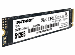 PATRIOT P320 512GB SSD / Interní / M.2 PCIe Gen3 x4 NVMe 1.3 / 2280