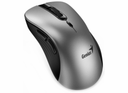 GENIUS Ergo 8100S AI Silver Grey/ 1600 dpi/ bezdrátová/ Copilot/ 6tlačítek/ tichá/ střibrnošedá