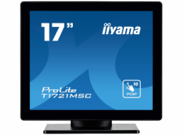 17" iiyama T1721MSC-B2:PCAP,10P,HDMI,repro