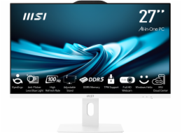 MSI PRO/AP272P 14M-641EU/27"/FHD/i3-14100/8GB/256GB SSD/UHD 730/W11H/White/2R