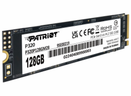 PATRIOT P320 128GB SSD / Interní / M.2 PCIe Gen3 x4 NVMe 1.3 / 2280