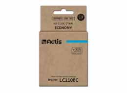 Actis Inkoust KB-1100C (náhrada za Brother LC1100C/980C; standardní; 19 ml; modrý)