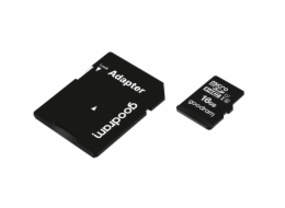 16GB CL10 microSDHC karta + adaptér