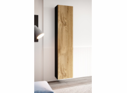 Cama full cabinet VIGO 180 180/40/30 black/wotan oak