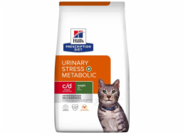 HILL S PD Feline Urinary Stress + Metabolic c/d - Suché krmivo pro kočky - 1 5 kg