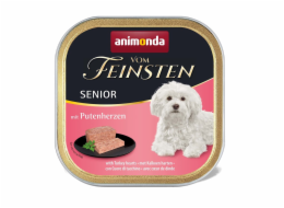 ANIMONDA vom Feinsten Senior Krůtí srdce - mokré krmivo pro psy - 150 g