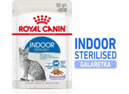 ROYAL CANIN FHN Indoor jelly - vlhké krmivo pro dospělé kočky - 12x85g