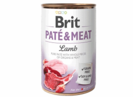 BRIT Paté & Meat s jehněčím - mokré krmivo pro psy - 400g