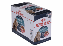 ROYAL CANIN Hairball Care Mokré krmivo pro kočky Kousky v omáčce 12x85 g