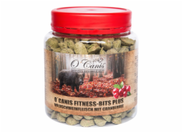 O CANIS Fitness Bits Plus Divoké prase s brusinkami - pamlsek pro psy - 300 g